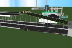 Schema: Anbindung HGÜ an Power-to-Gas