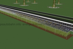 Schema: Moderne AGRO-Fläche (Vorbild: Fraunhofer ISE)