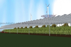 Schema: AGRO-Fläche, im Hintergrund Windkraft