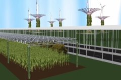 Schema: Vogelperspektive Energieautobahn und AGRO-Fläche