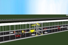 Schema: T-Konstruktion über Autobahn