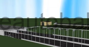 Schema: Trafostation auf T-Konstruktion